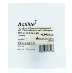 Sale Advancis Actilite manuka non adh. netverband viscose 5x5cm