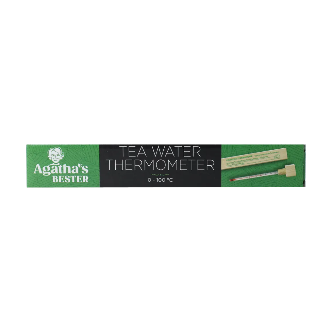 Agatha s Bester Theewater thermometer houten doos