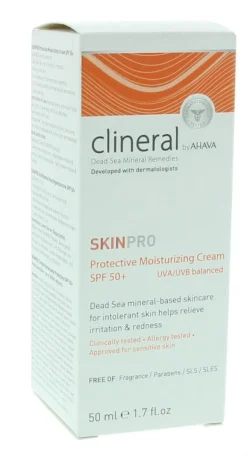 Ahava Clineral Skinpro protective moisturiser SPF50