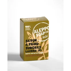 Sale Aleppo Soap Co Zeep 35% laurier doosje