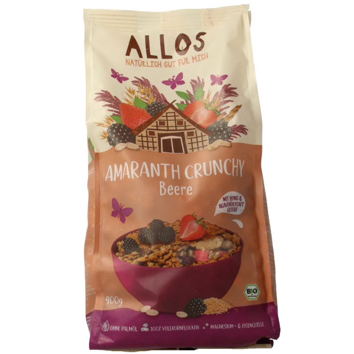 Allos Crunchy amarant rode vruchten bio
