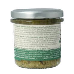 Allos Farm vegetables doperwten & basilicum bio