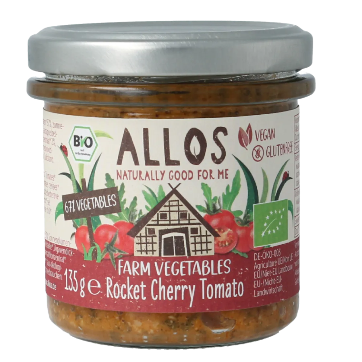 Online Allos Farm vegetables rucola & kerstomaat bio