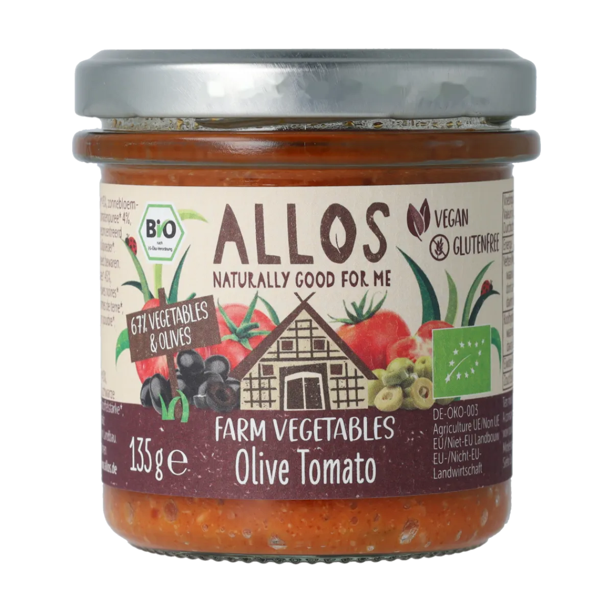 Best Allos Farm vegetables tomaat & olijf bio