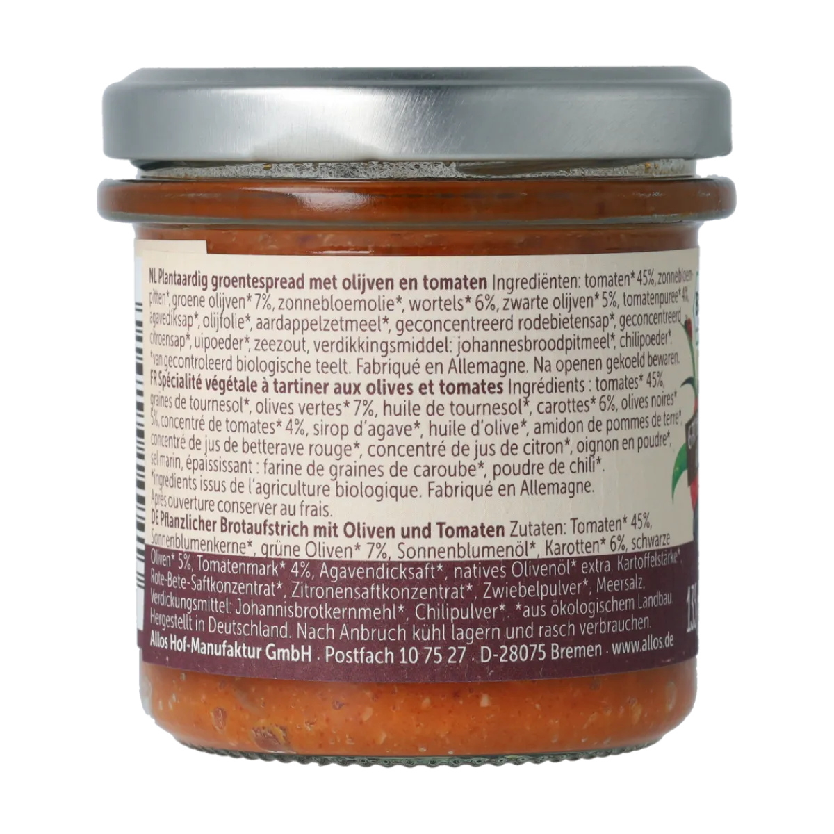 Best Allos Farm vegetables tomaat & olijf bio