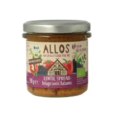 Allos Linzenspread beluga balsamico bio