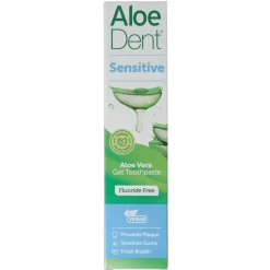 Aloe Dent Tandpasta aloe vera sensitive fluor free