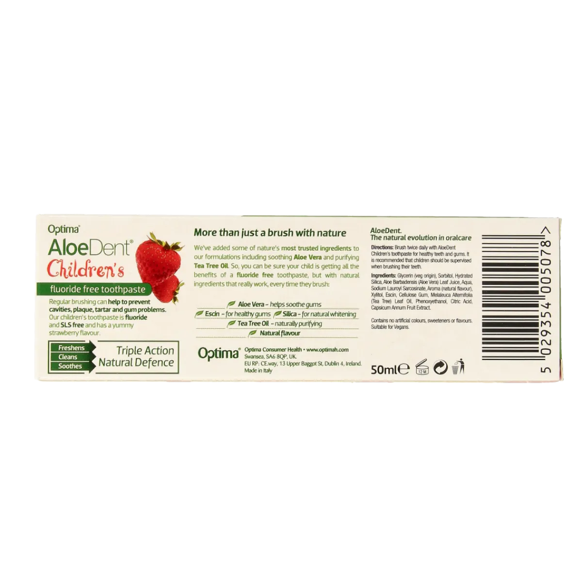 Outlet Aloe Dent Tandpasta aloe vera kinder fluor free