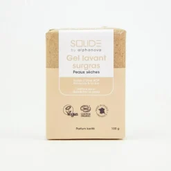 Alphanova Solide Cleansing bar bio gel droge huid sheabutter
