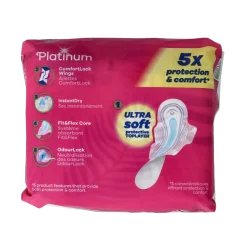 Always Maandverband platinum long vleugels mt 2
