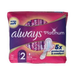 Always Maandverband platinum long vleugels mt 2