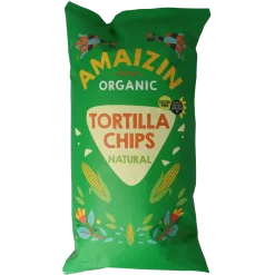 Hot Amaizin Corn chips natural bio