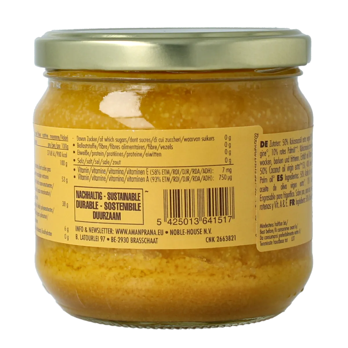 Outlet Amanprana Kokos-olijf-rode palm bio
