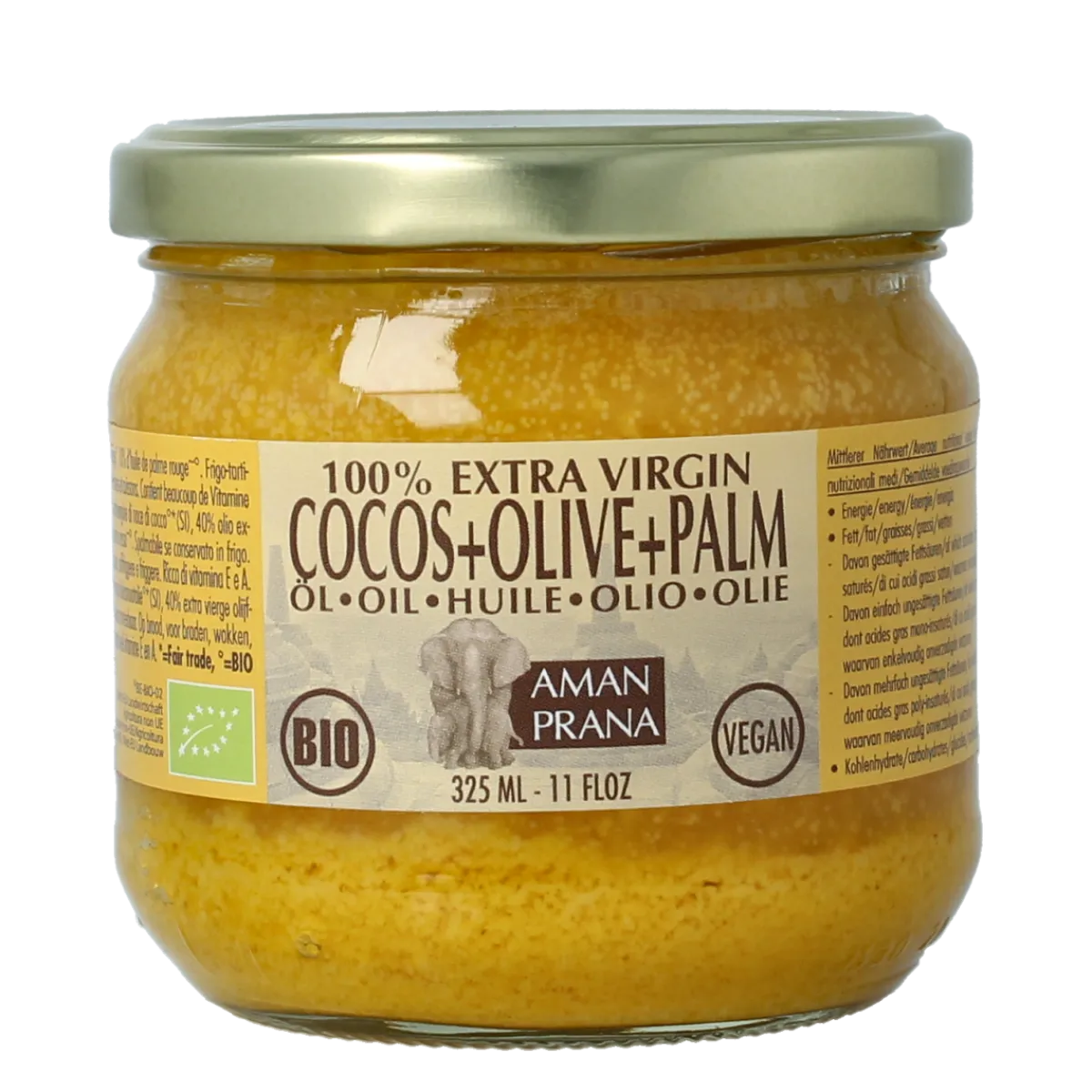 Outlet Amanprana Kokos-olijf-rode palm bio