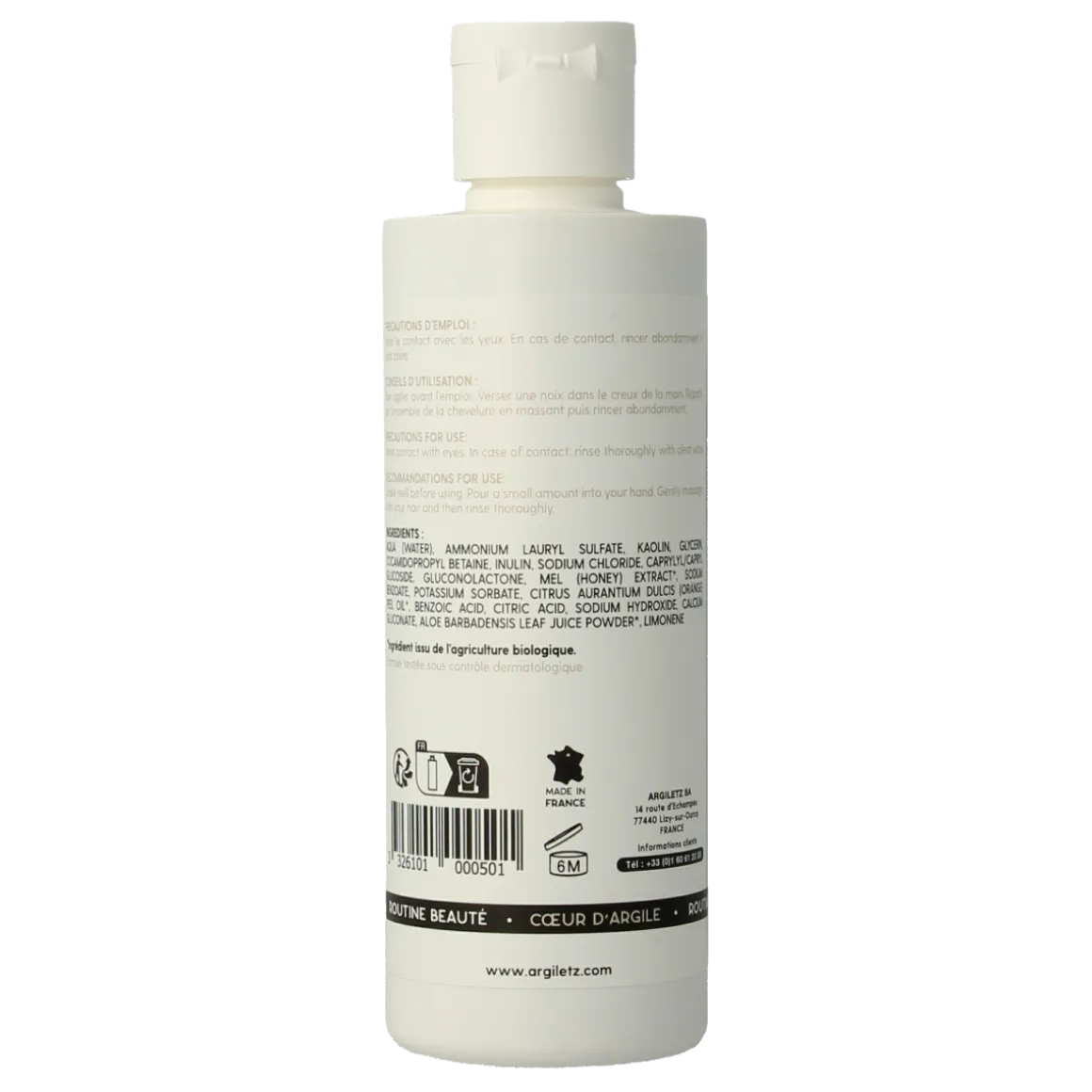 Argiletz Kleishampoo normaal haar bio