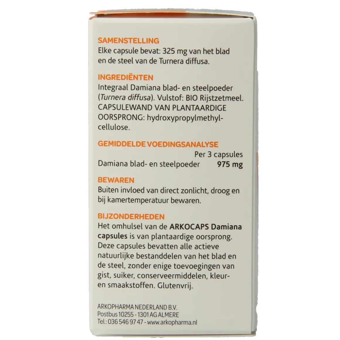 Arkocaps Damiana