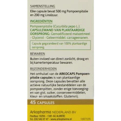 Arkocaps Pompoenpitolie
