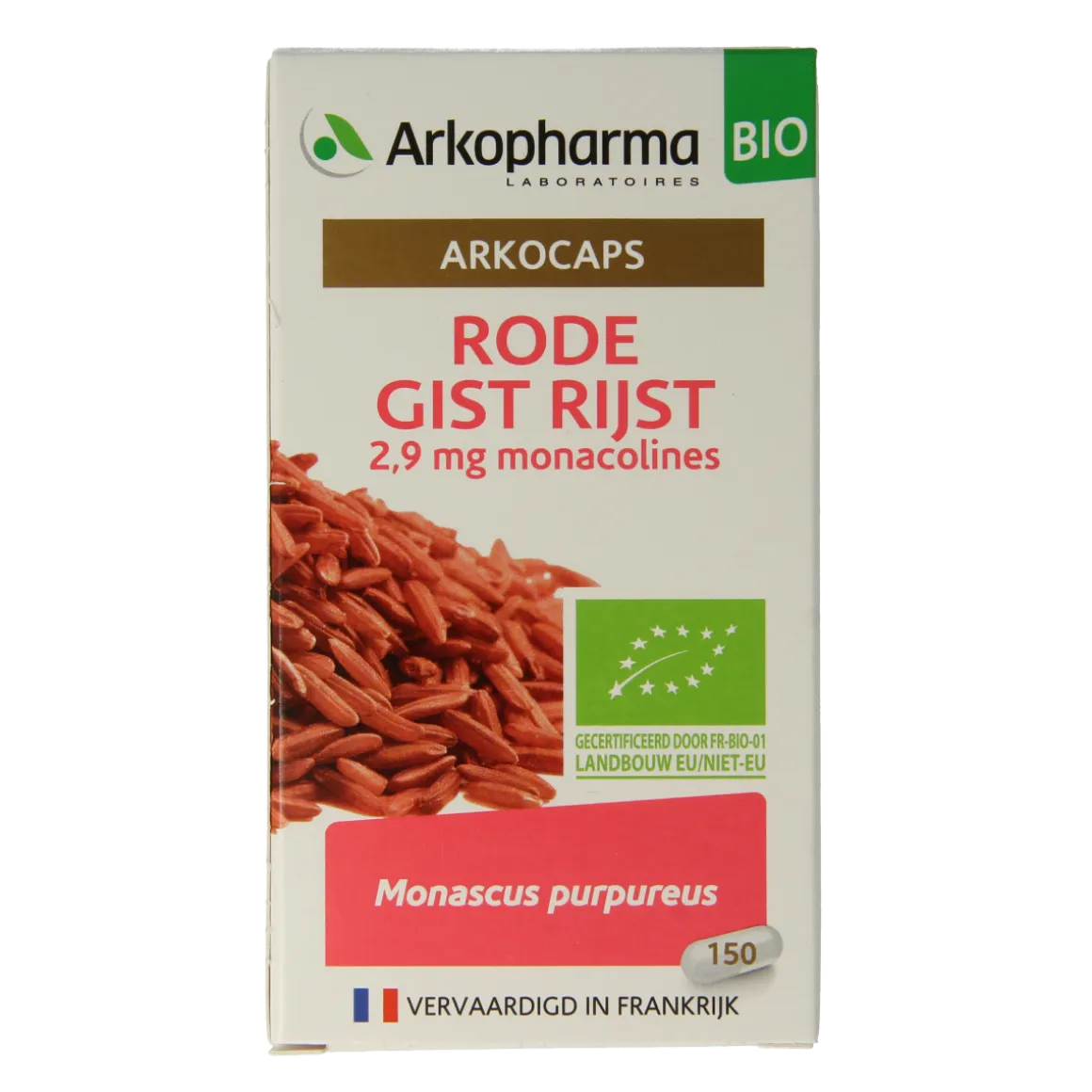 Arkocaps Rode gist rijst bio