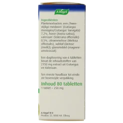 A Vogel Crataegus + valeriaan tabletten