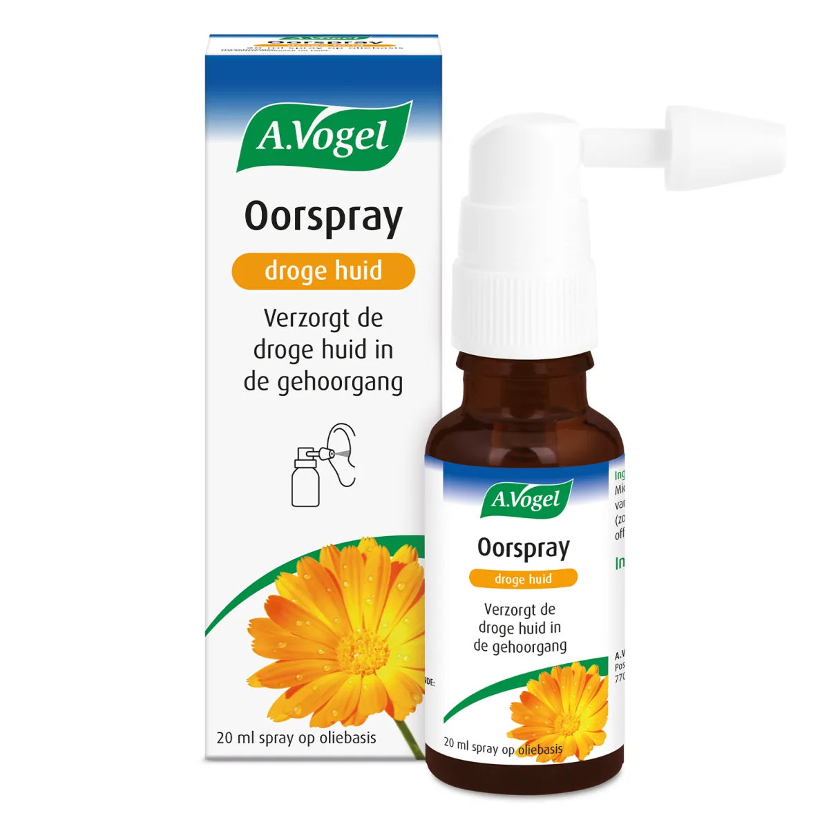 Hot A Vogel Oorspray droge huid