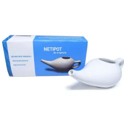 Ayurveda Health Neti pot aardewerk wit