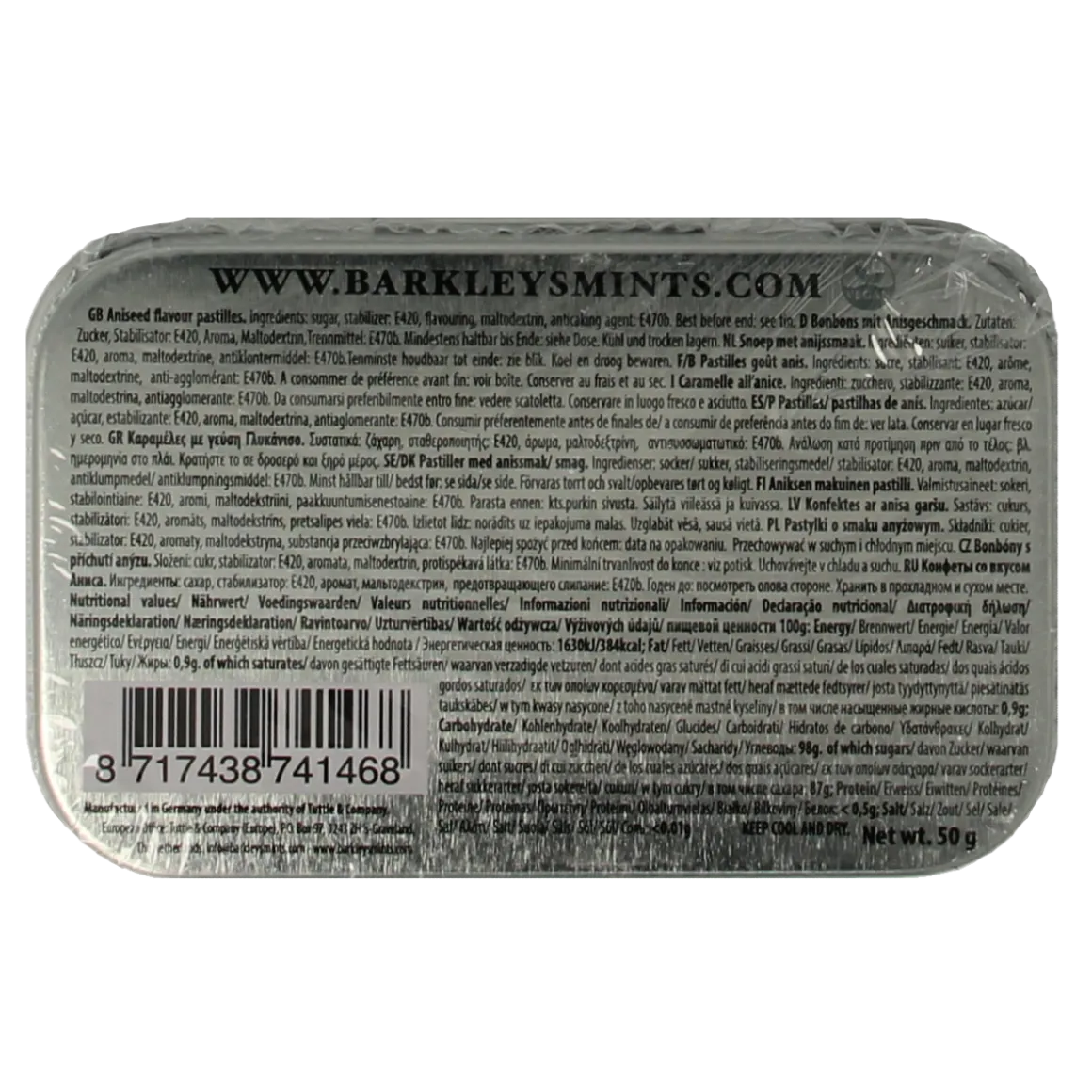 Barkleys Classic mints aniseed