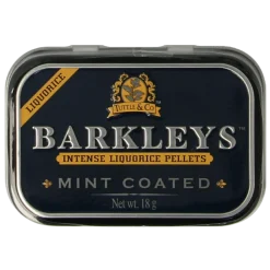 Barkleys Liquorice pellets mint coated