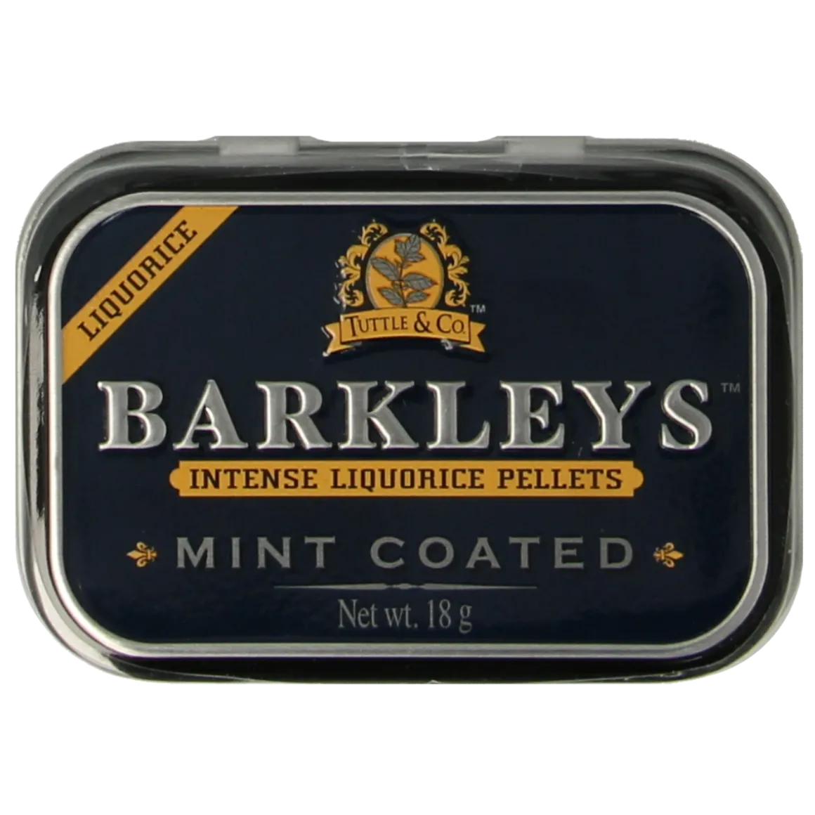 Barkleys Liquorice pellets mint coated