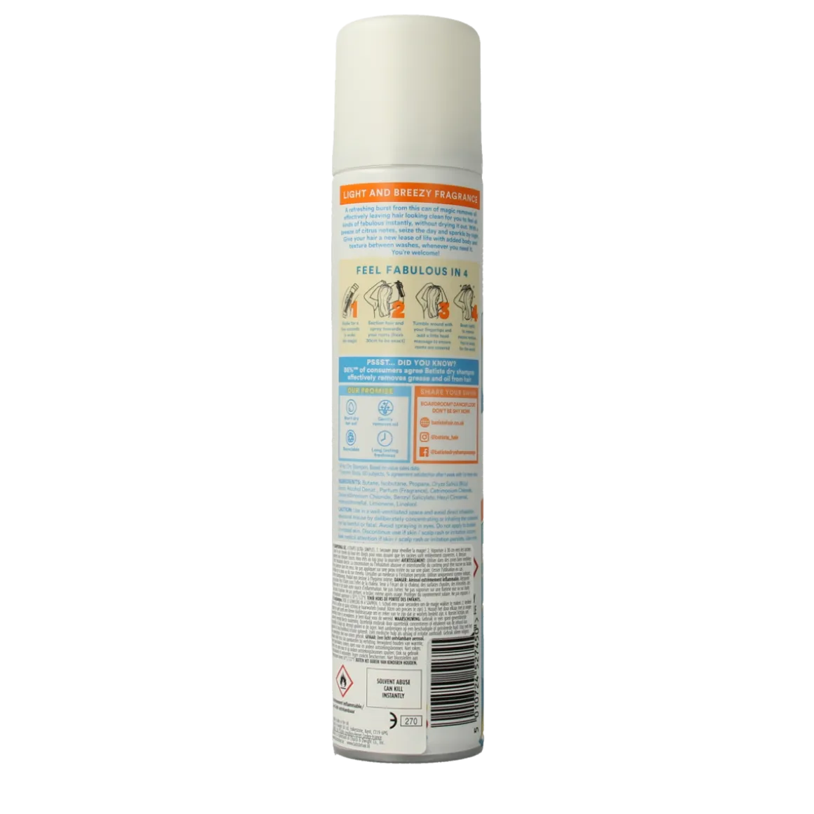 Batiste Droogshampoo fresh