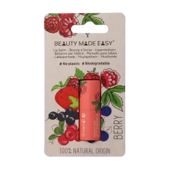 Beauty Made Easy Papertube lipbalm berry