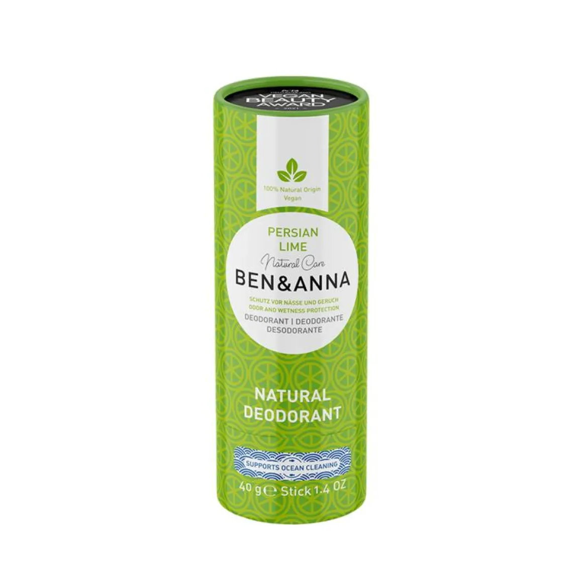 Ben & Anna Deodorant persian lime papertube