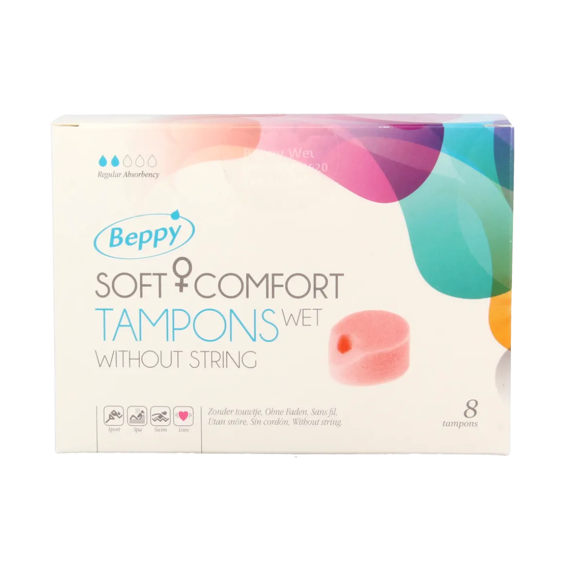 Beppy Soft+ comfort tampons wet