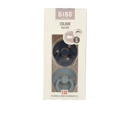 Hot Bibs Fopspeen maat 2 deep space/petrol 2 pack