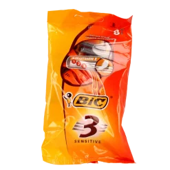 New BIC 3 Sensitive pouch wegwerpscheermesjes
