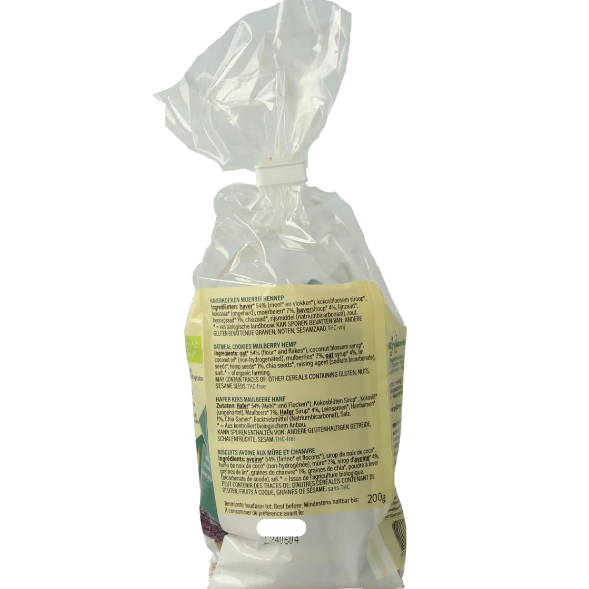 Sale Billy's Farm Haverkoekjes met moerbei en hennep bio