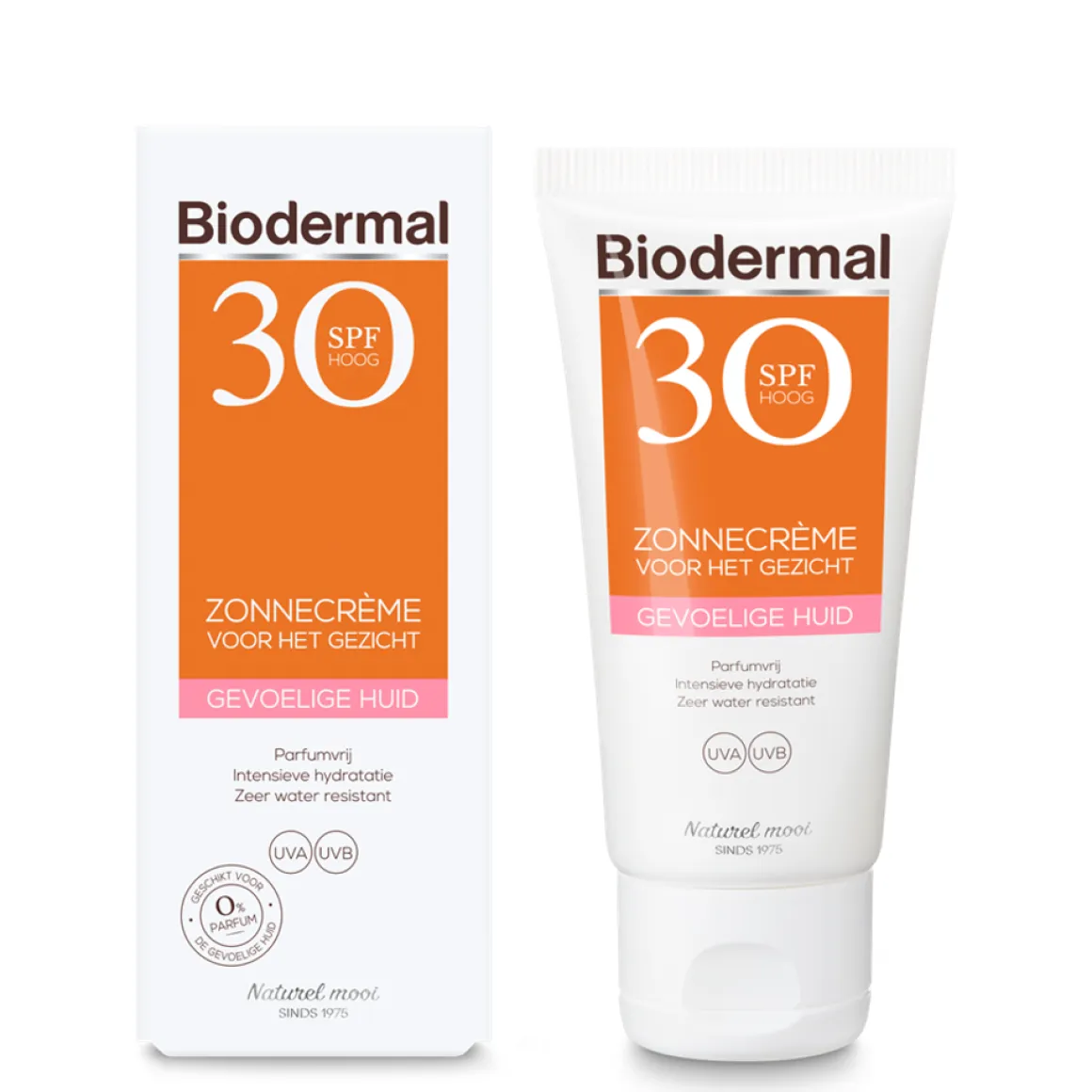 Biodermal Zonnecreme gezicht gevoelige huid SPF30