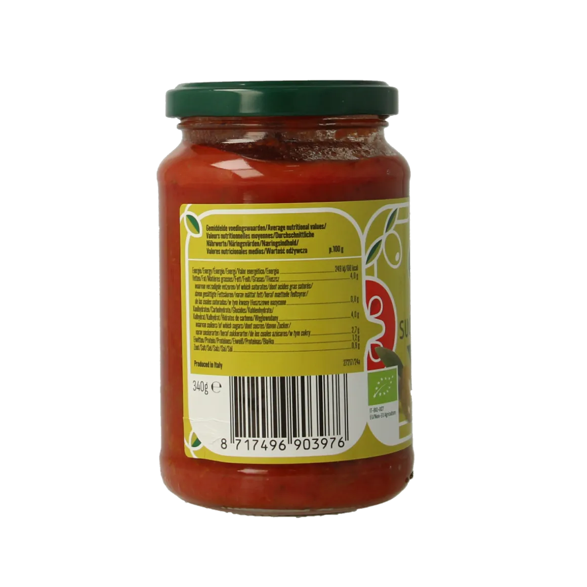 Bioidea Pastasaus olijven bio