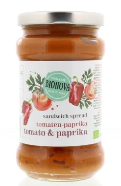 Bionova Sandwichspread tomaat/paprika bio