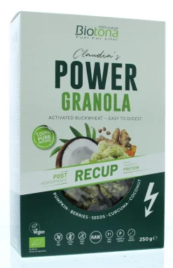 Hot Biotona Power granola recup bio