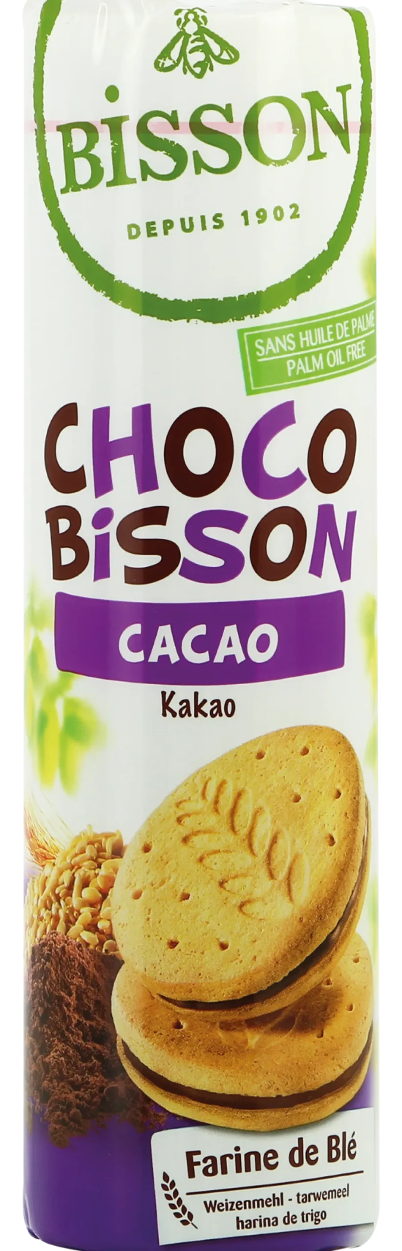 Discount Bisson Choco cacao tarwekoekjes bio