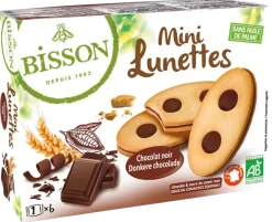 Bisson Gevulde chocoladekoekjes mini lunettes bio