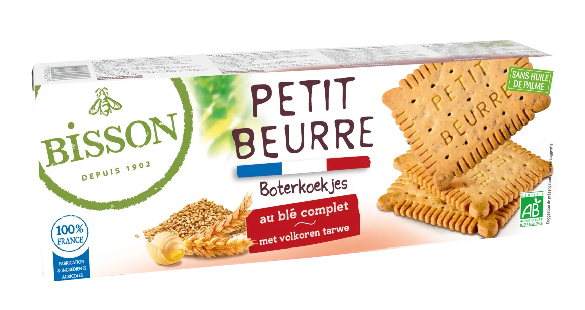 Bisson Granenbiscuits 100% volkoren bio