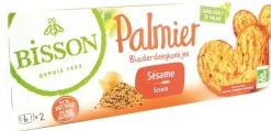 New Bisson Palmier bladerdeegkoekjes sesam bio