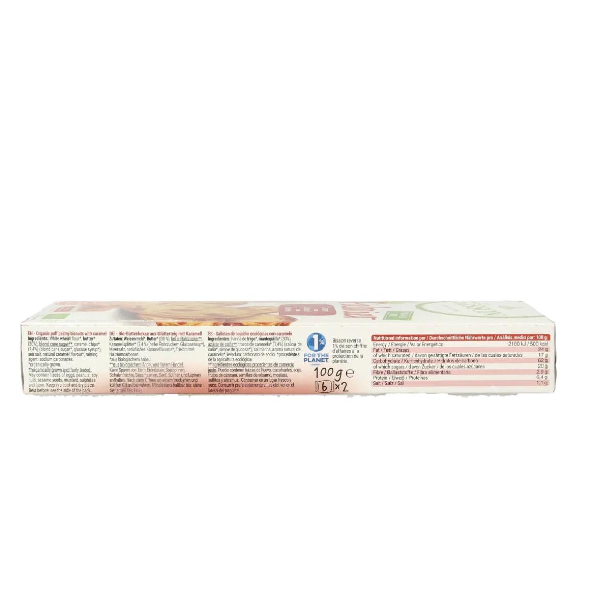Bisson Palmier bladerdeegkoek caramel bio