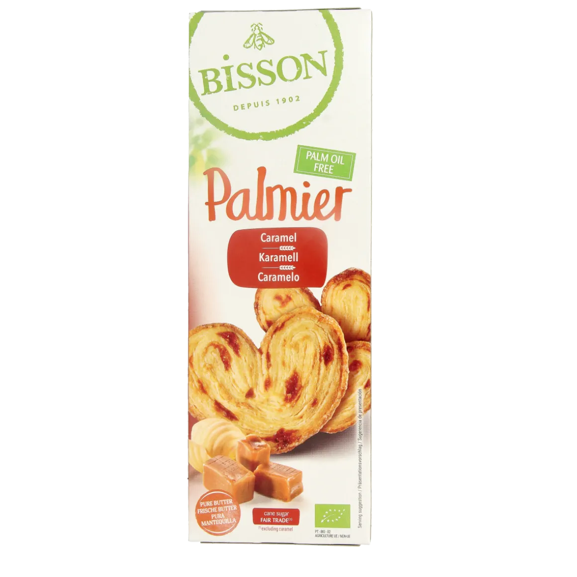 Bisson Palmier bladerdeegkoek caramel bio