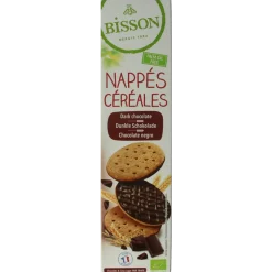 Bisson Pure chocolade frosted granenkoekjes bio