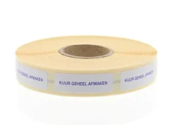 Outlet Blockland Strooketiket kuur geheel afmaken 30 x 7mm