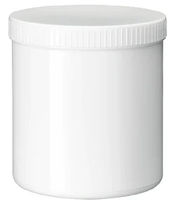 Blockland Zalfpot wit PP plastobel gedopt 1000ml