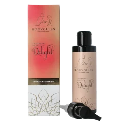 New Bodygliss Silky soft massageolie champagne strawberry