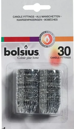 Best Bolsius Kaarsaanpassing zilver blisterverpakking